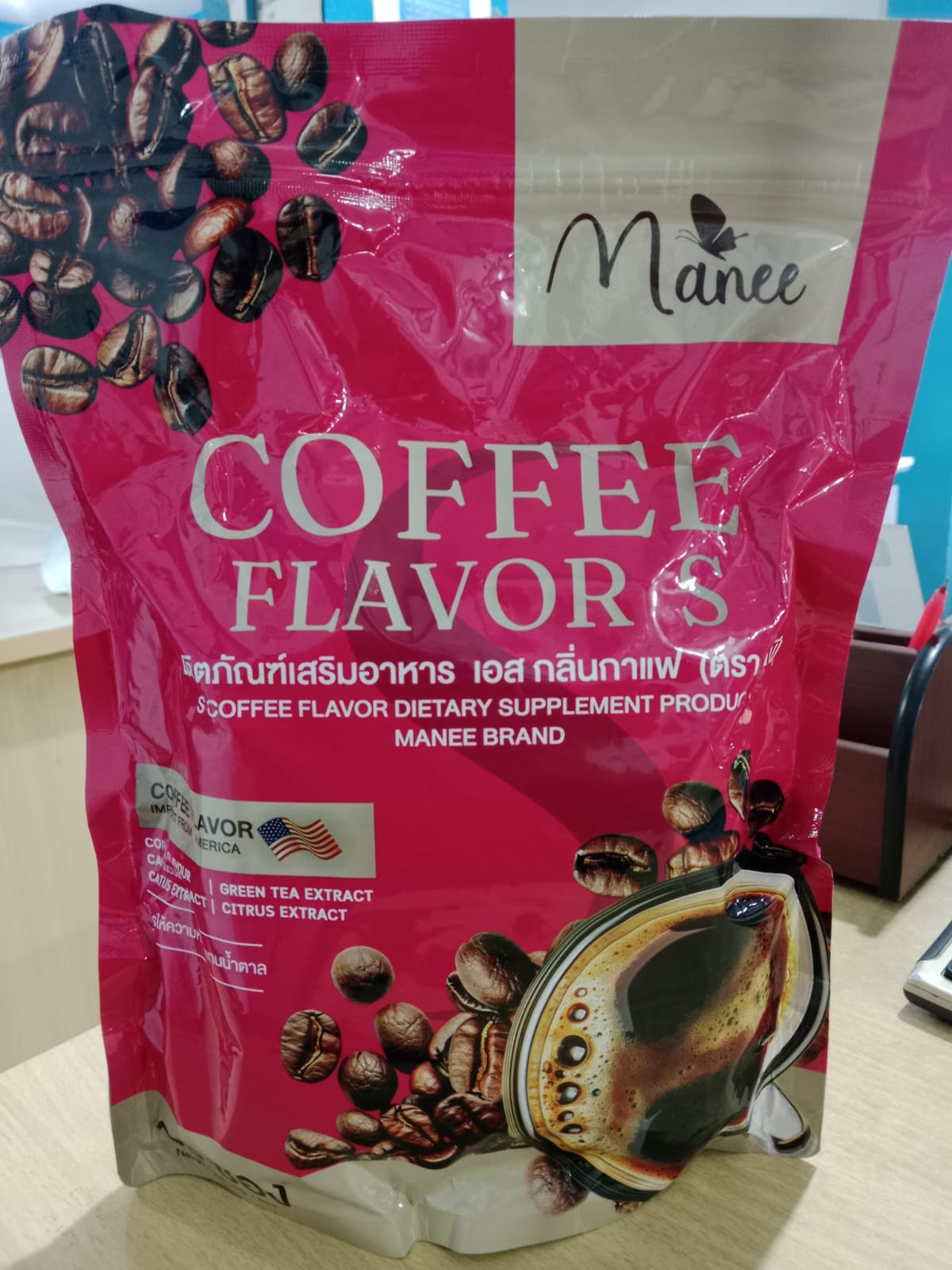 Manee Coffee Flavors S 1 Pack 30 Sachets
